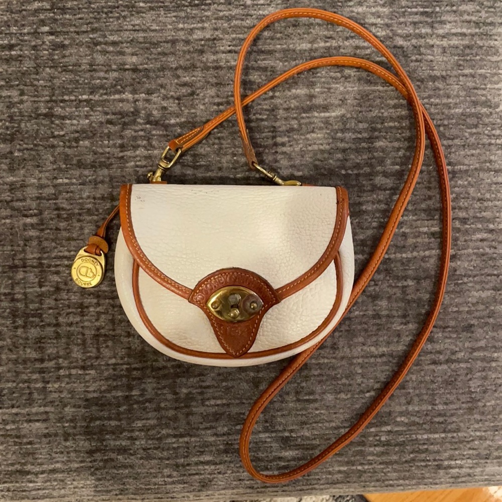 Vintage Dooney & Bourke shoulder bag convertible belt bag.